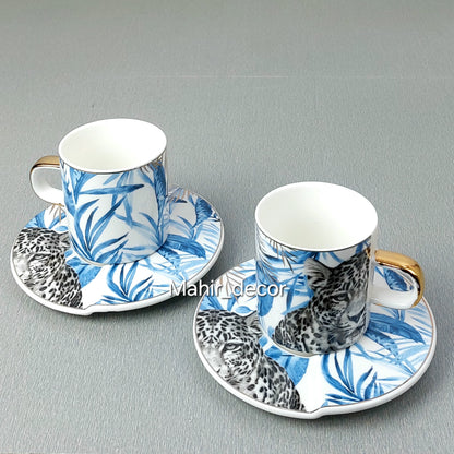 Coffee cups and saucers