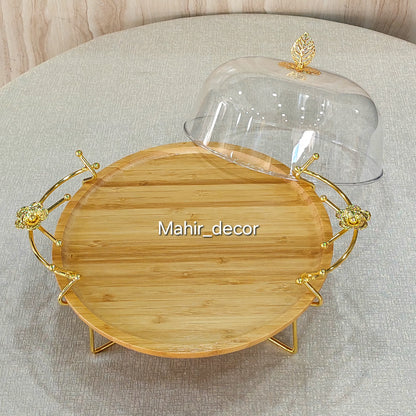 Wooden Platter / Cake Stand