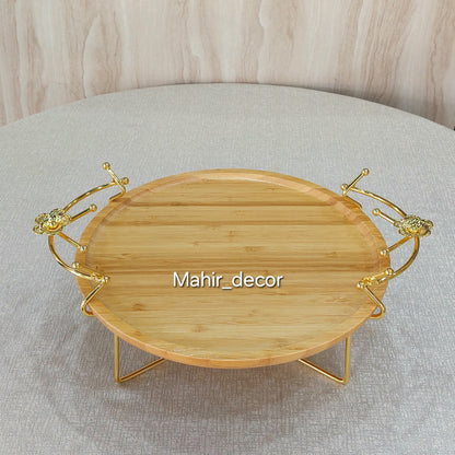 Wooden Platter / Cake Stand