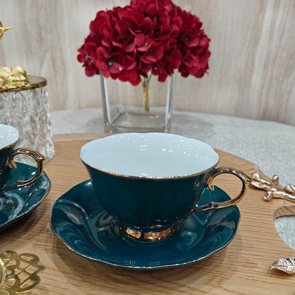 Cups and saucers