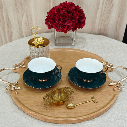 Cups and saucers