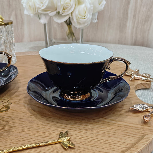 Cups and saucers