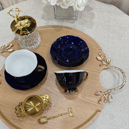 Cups and saucers