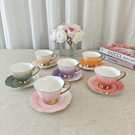 6 Cups and Caucers