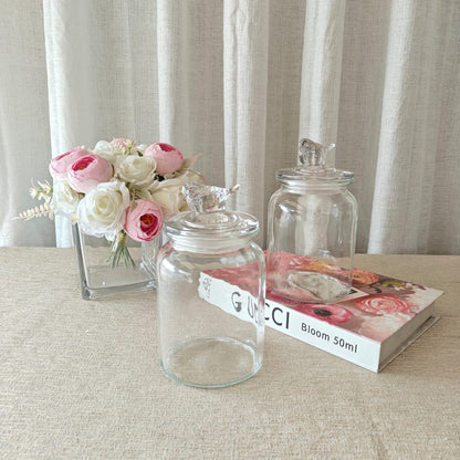 Bird air tight Jars Pairs