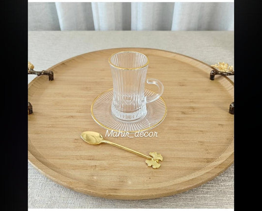 6 cups and saucers k