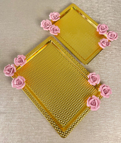 Rectangular Tray Gold