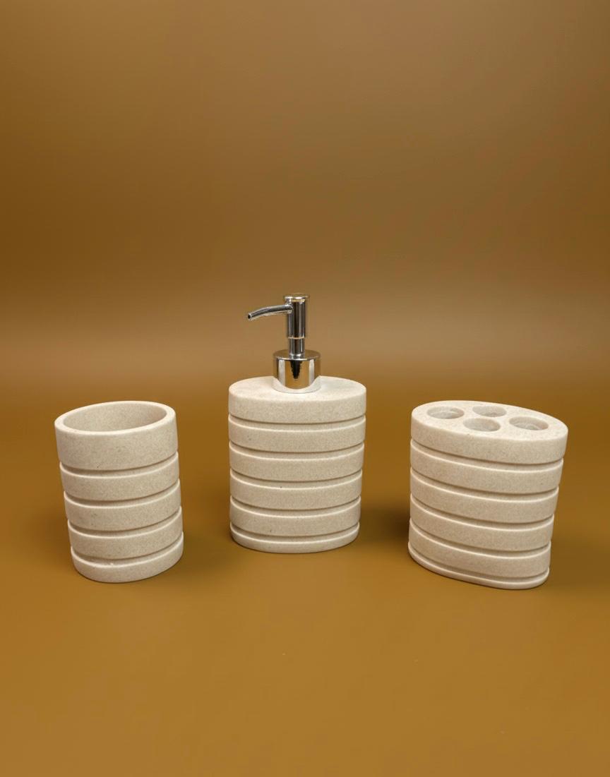 3-Piece Ceramic Bathroom Set