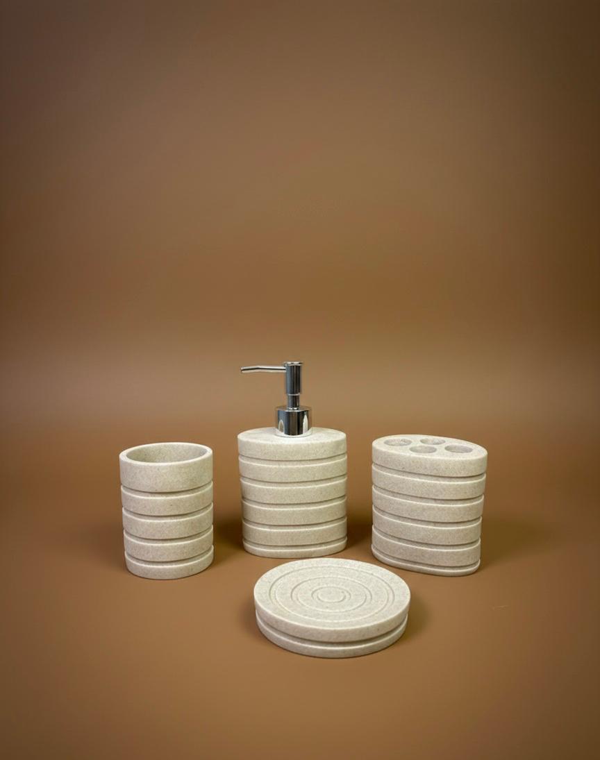 4-Piece Ceramic Bathroom Set
