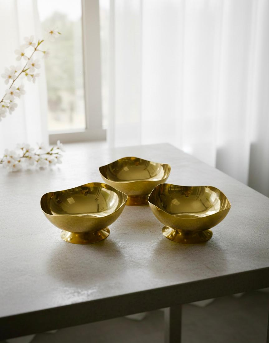 Golden Deep Bowl