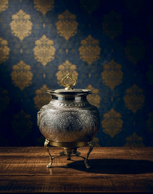 Brass serving daig
