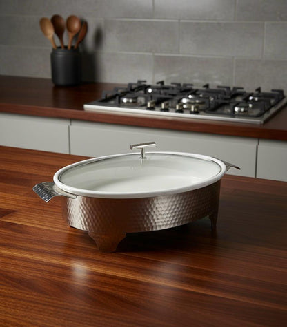 Brilliant Oval Casserole Serving Dish With Candle Stand