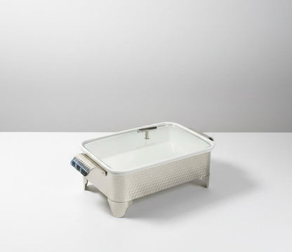 Brilliant Rectangular Casserole Serving Dish With Candle Stand