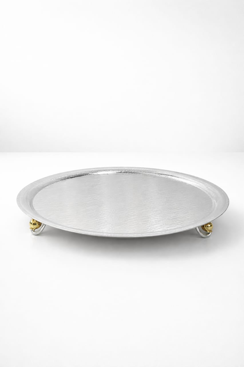 Silver Metal serving platter
