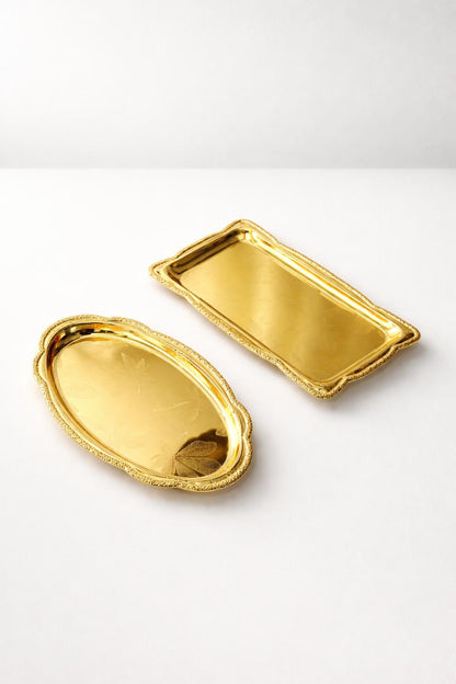Serving Platter Gold Color