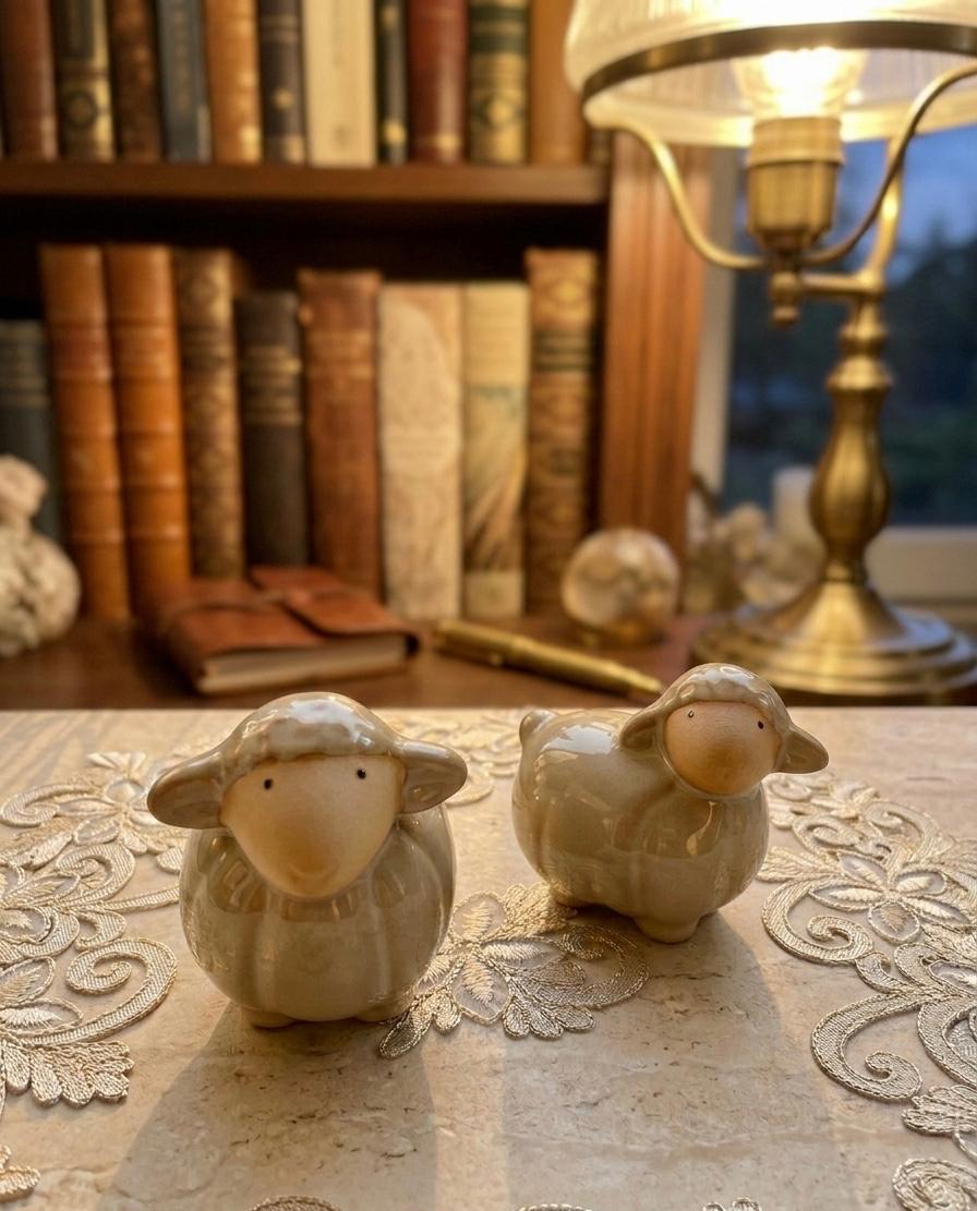 Sheep decorative sculptures