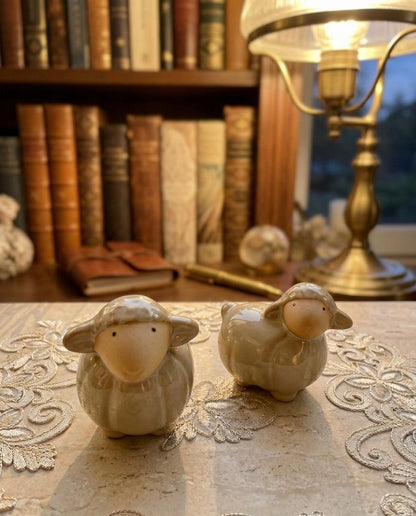 Sheep decorative sculptures