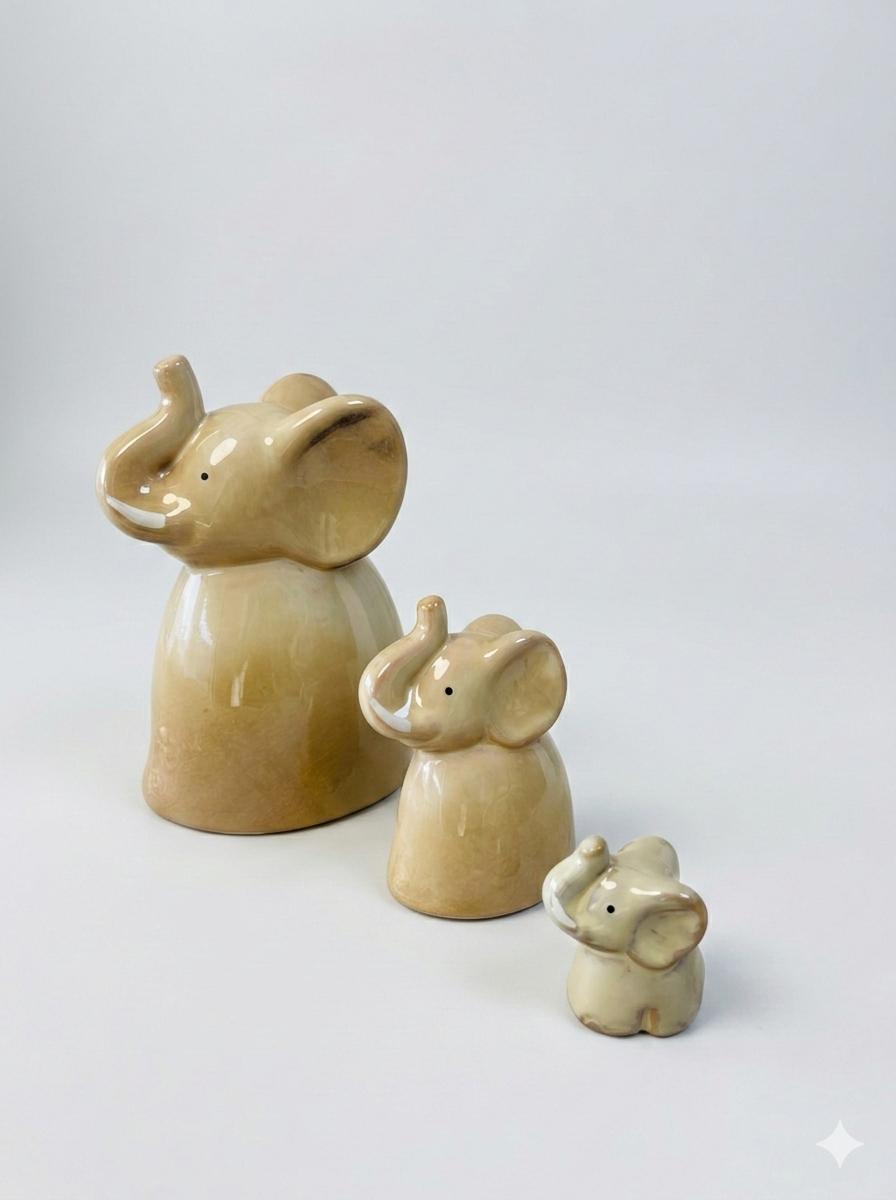 ceramic elephant figurines
