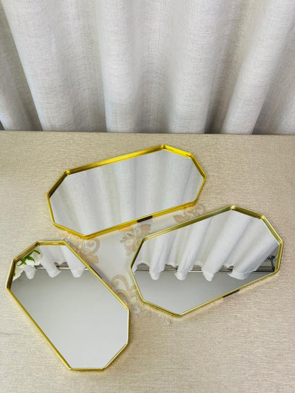 Gold Mirror Tray