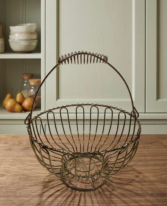 Vintage Style Antique Fruit Basket