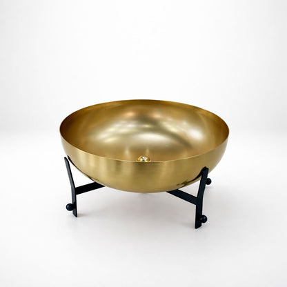 Golden Serving Bowl