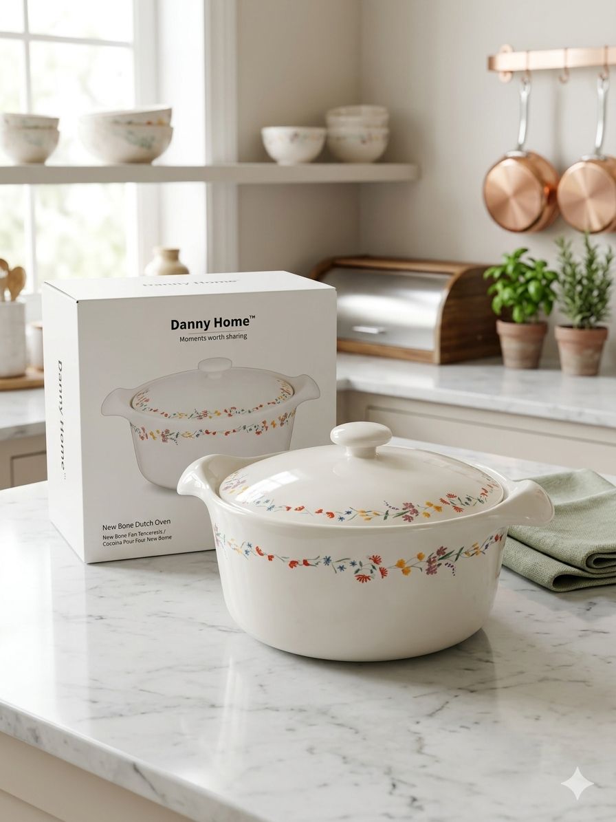 Danny Home Blossom Craft Casserole Pot