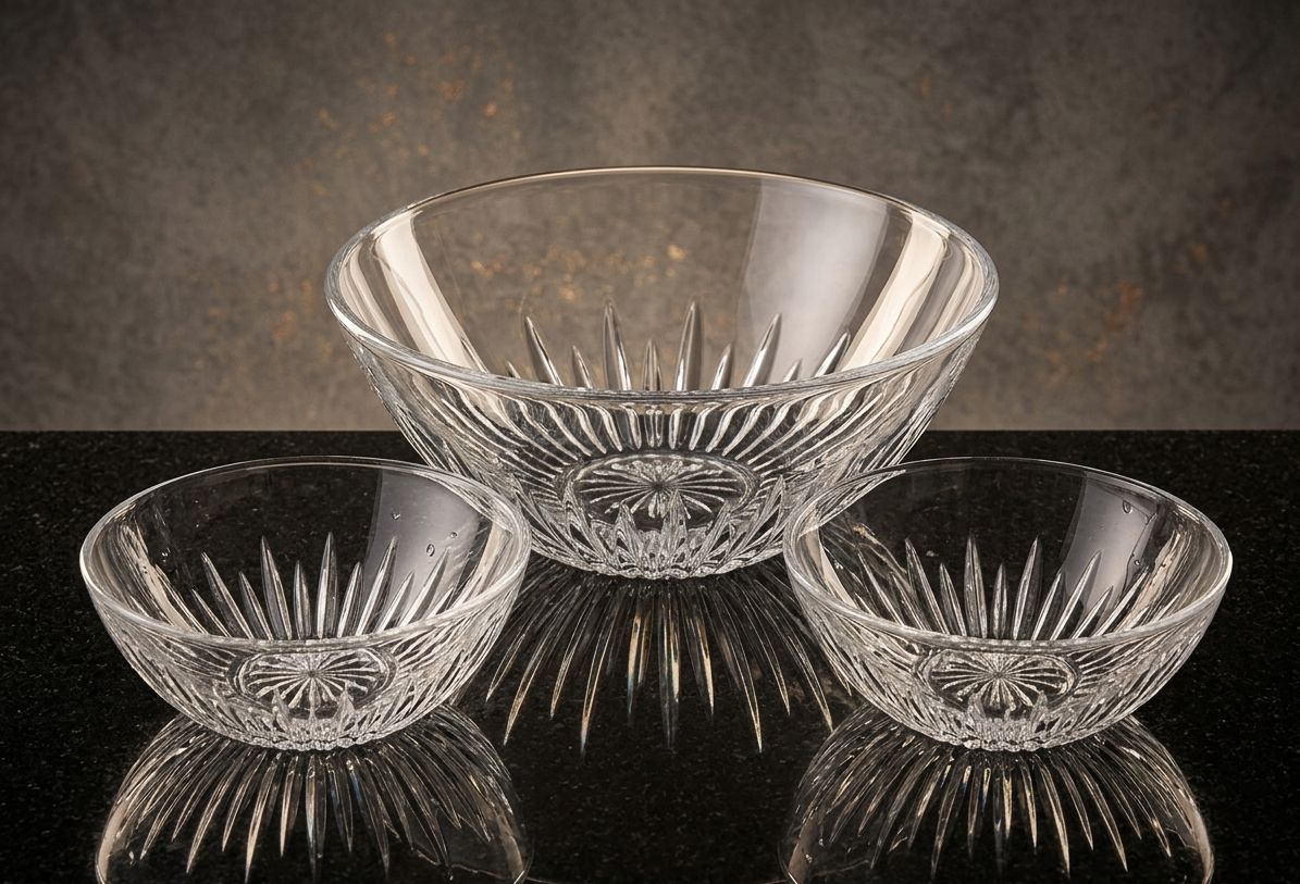 Crystal Dessert Bowl Set 7 PCS
