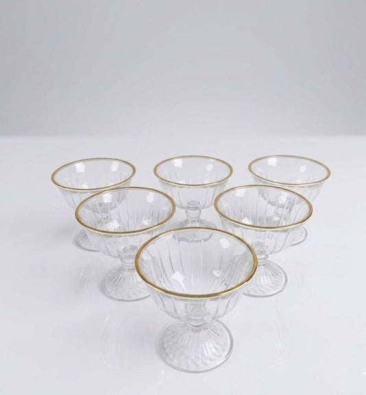 Aurelian Ribbed Dessert / Ice Cream Cups