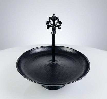 Gothic Matte Black Serving Platter