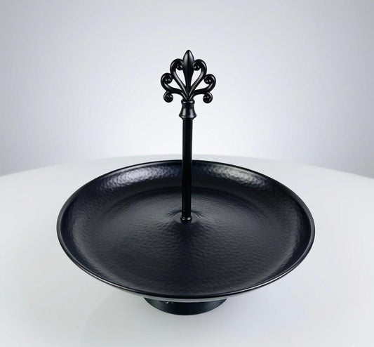 Gothic Matte Black Serving Platter