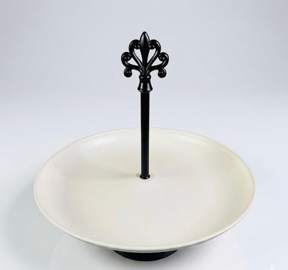Gothic Matte Tier & 2-Tier Serving Platter