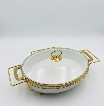 Brilliant Casserole Serving Dish & Food Warmer