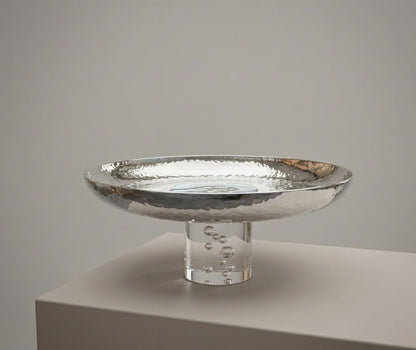 Crystal Silver Serving Platter