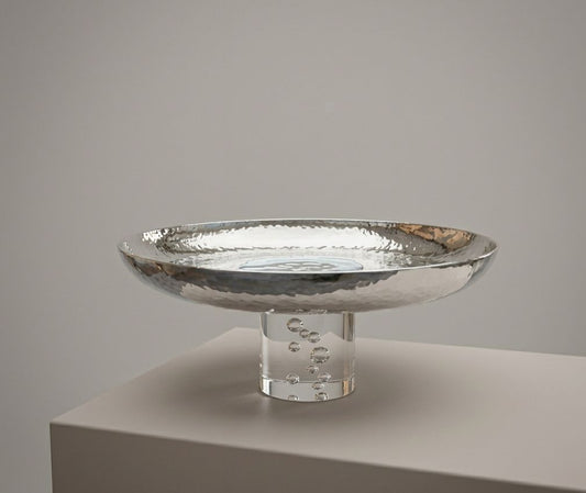 Crystal Silver Serving Platter