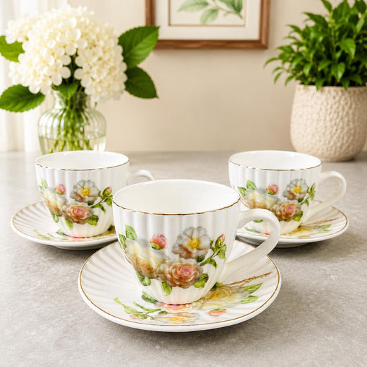 Regency Floral Tea Set