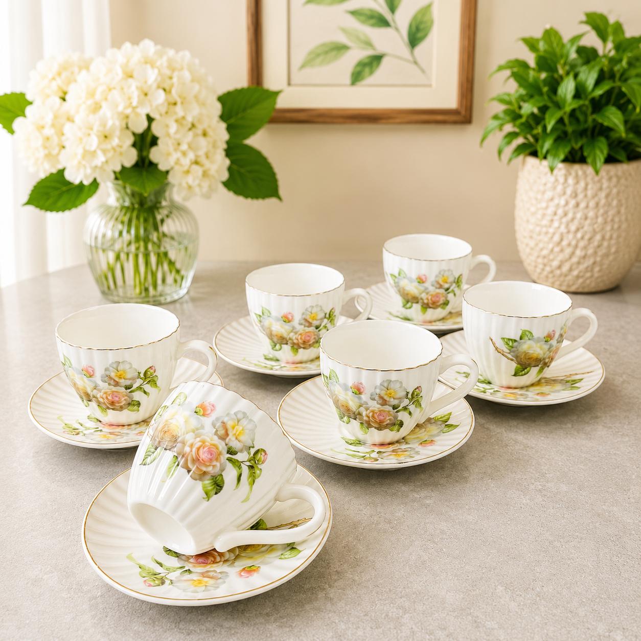 Regency Floral Tea Set