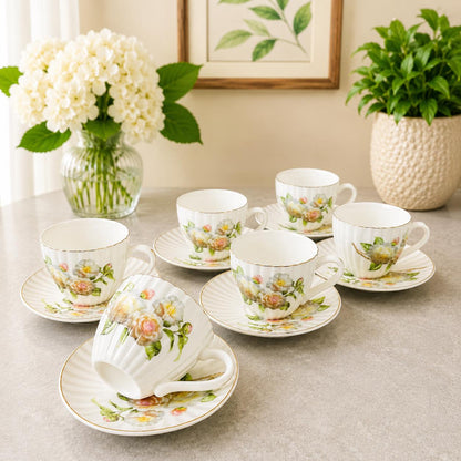 Regency Floral Tea Set