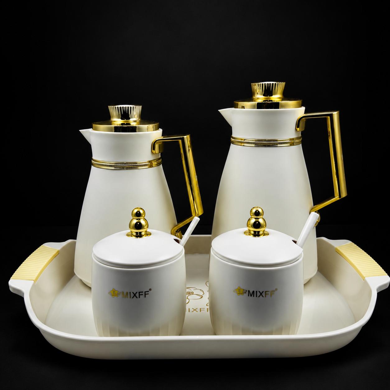 Ivory & Gold Thermal Serving Set