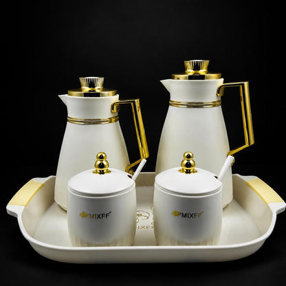 Ivory & Gold Thermal Serving Set