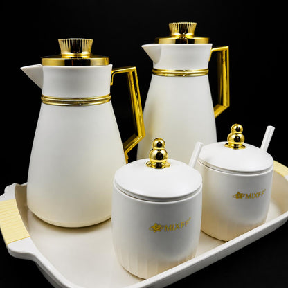 Ivory & Gold Thermal Serving Set