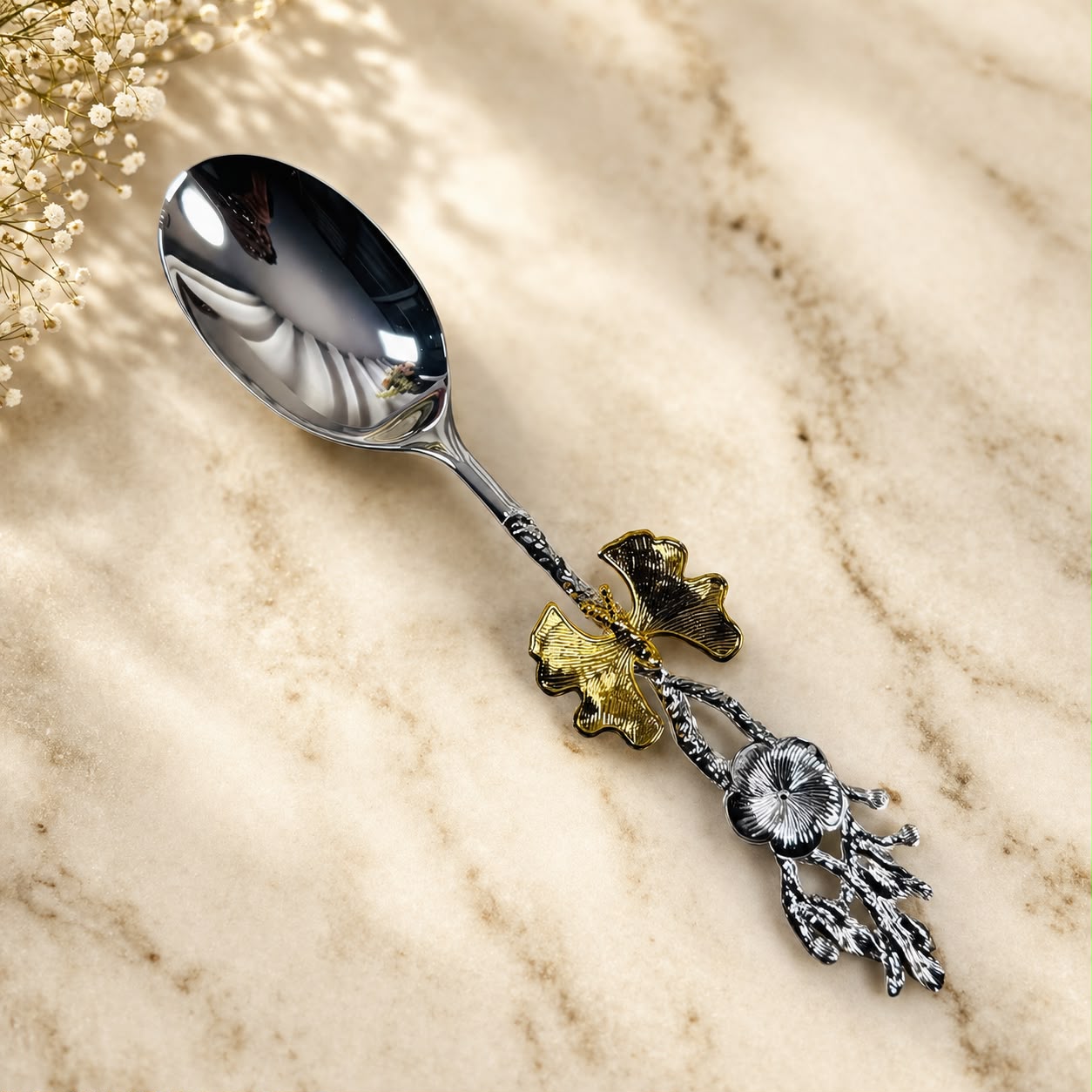 Fancy Butterfly Serving Spoon
