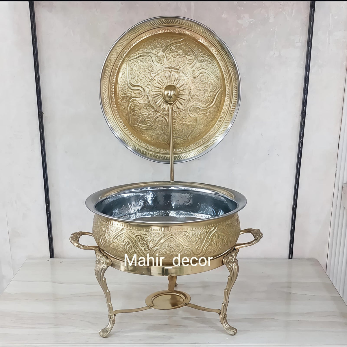 Brass Handi with stand