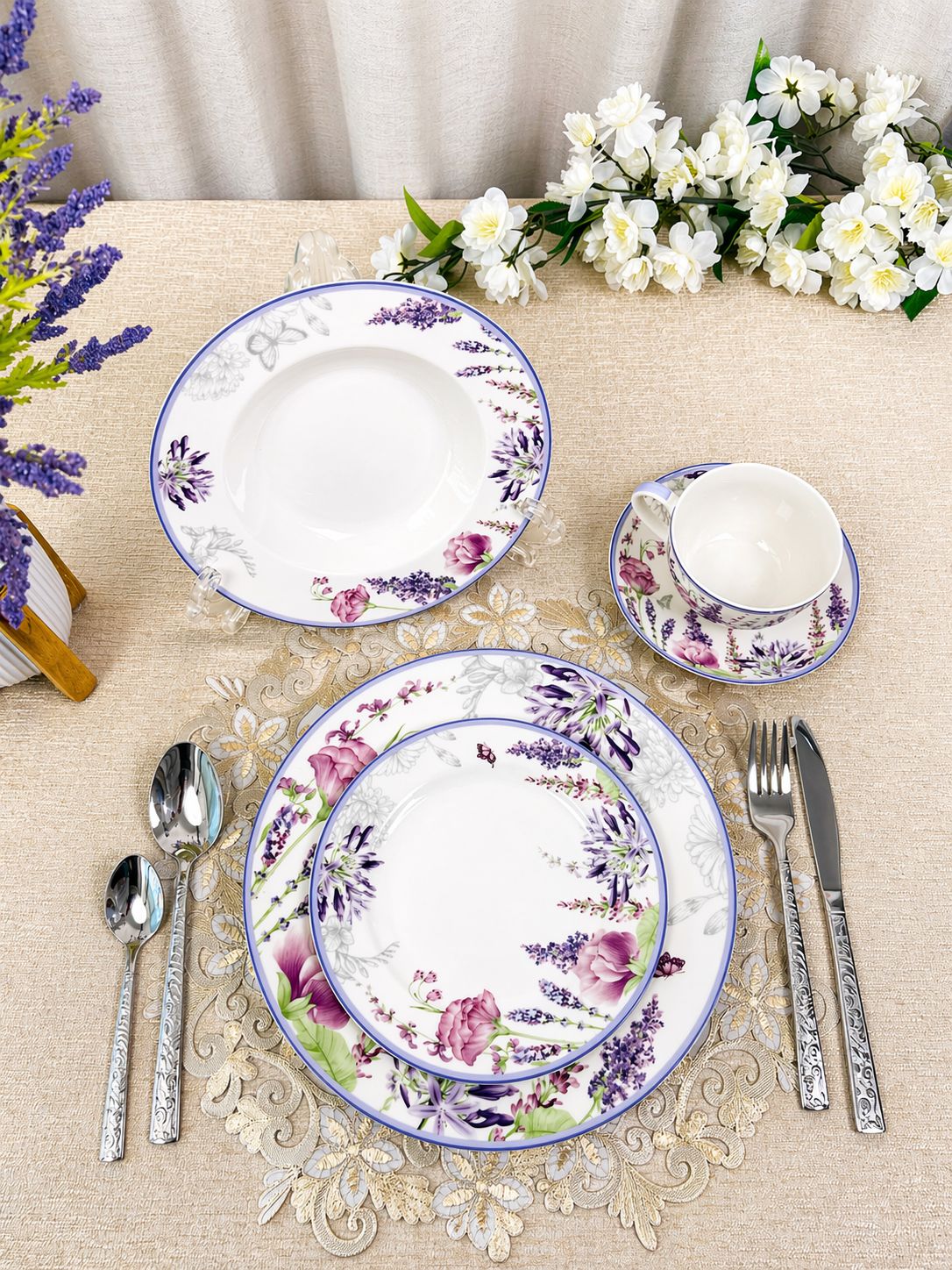 Lavender Muse Breakfast Set