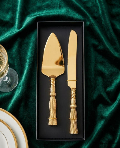 Cake Knife and Lifter set