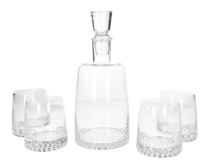 Crystal Bottle with Glass Set