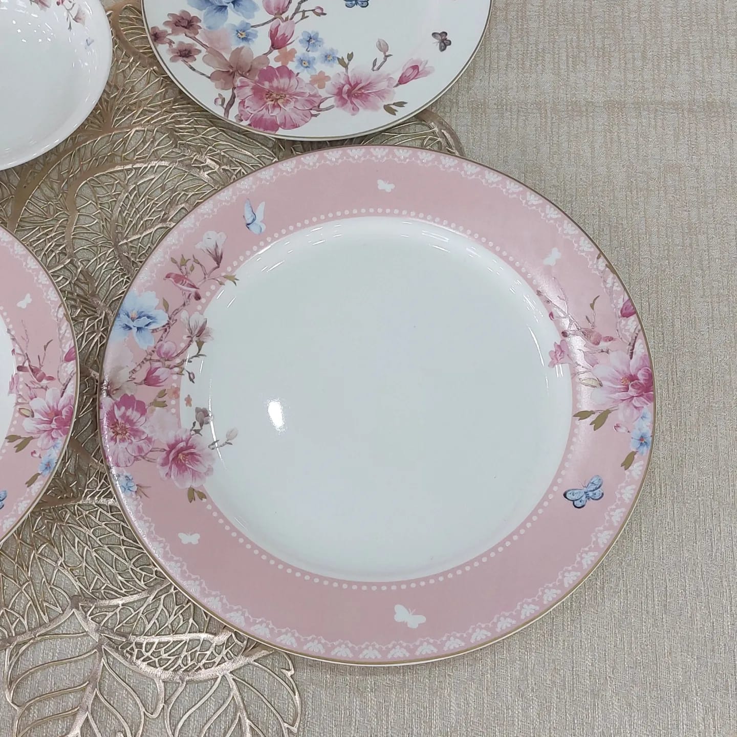 Fulll Dinner Set Pink