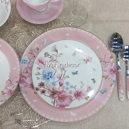 Fulll Dinner Set Pink