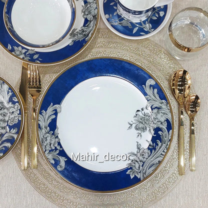 Full Dinner Set Blue